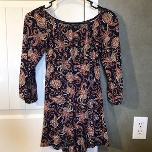 Boohoo off the shoulder romper